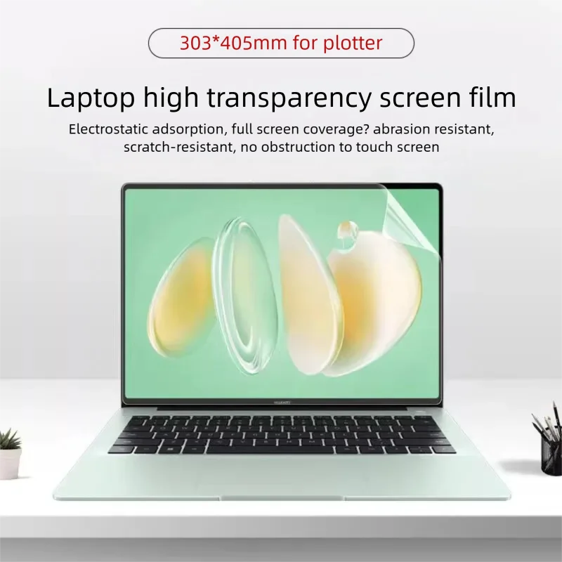 VORMIR 10pcs 303*405mm TPU Laptop Computer Notebook Screen Protector for Cutter Transaparent HD Matte Hydrogel Film for Macbook