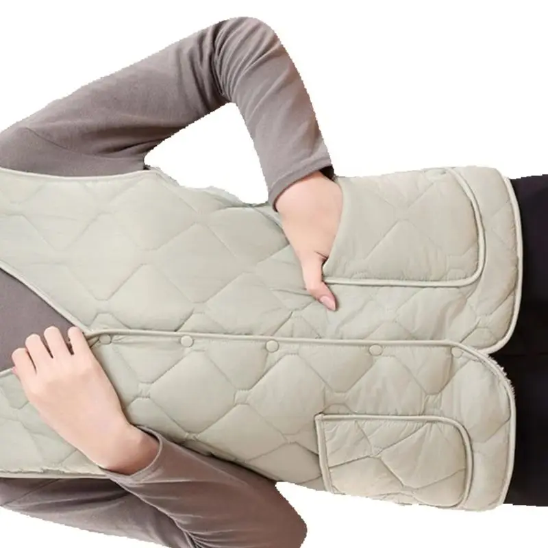 

Velvet Lining Loose Fit Winter Vest 2025 Breathable Autumn Vest Stylish Women's Winter V-neck Waistcoat autumn plush women vests