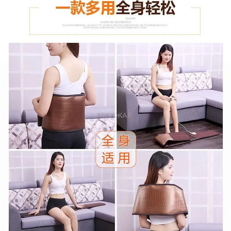 Electric Slimming Massage Belt Tourmaline Waist Treat Lumbar Disc Herniationelectrial Germanium Heating Stone Belt