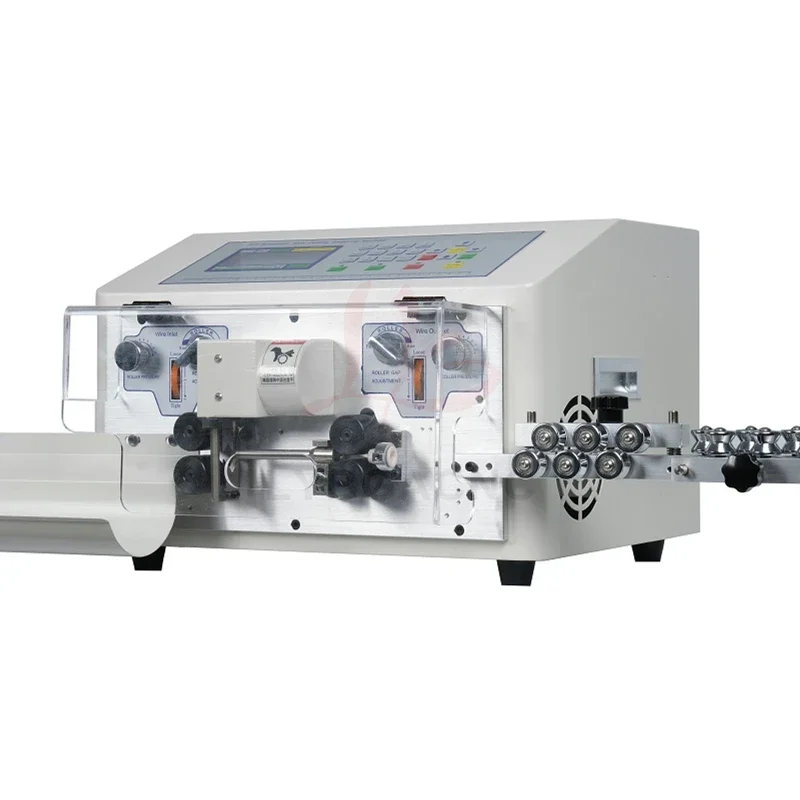 SWT-608-EN/ES 4 Wheels Drive Peeling Stripping Cutting Machine For Computer Automatic Wire Strip Machine 0.1 to 8mm2 AWG28-AWG8