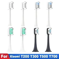 OLOEY 8PCS Replacement Brush Heads For Xiaomi Mijia T200 T300 T301 T500 T700 Sonic Electric Toothbrush Head Soft Bristle