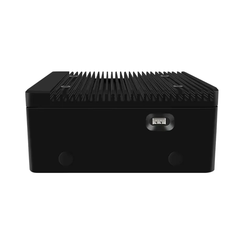 Mini-PC vorinstalliert Windows 11 Pro Intel N100 Desktop-Mini-Computer Mikrocomputer HDMI DP Dual RJ45 Ethernet und Lüfter