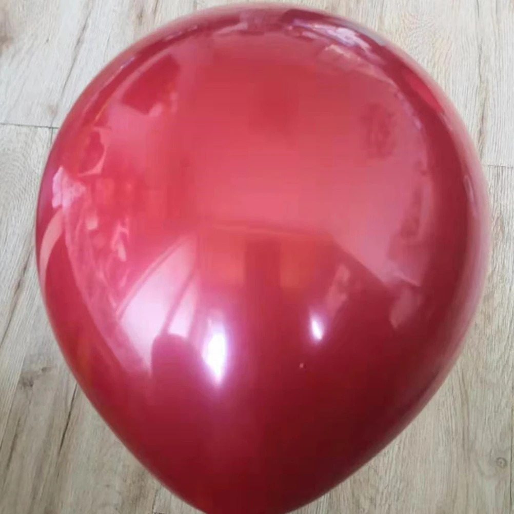 

50Pcs Garnet Red Latex Balloons 12 Inches Romantic Wedding Marriage Room Decorative Party Balloon Supplies Favors