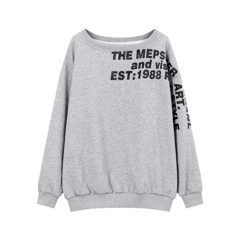 Y2K Fashion 2025 Women's Sexy Oversized T-Shirt - Long Sleeve Streetwear Print  Fall Winter Korean Style Top