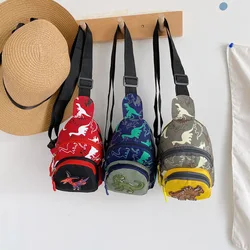 Bolso cruzado de dinosaurio para niños y niñas, monedero de dibujos animados, bolso de pecho para niños, regalo de cumpleaños para niños, nuevo estilo