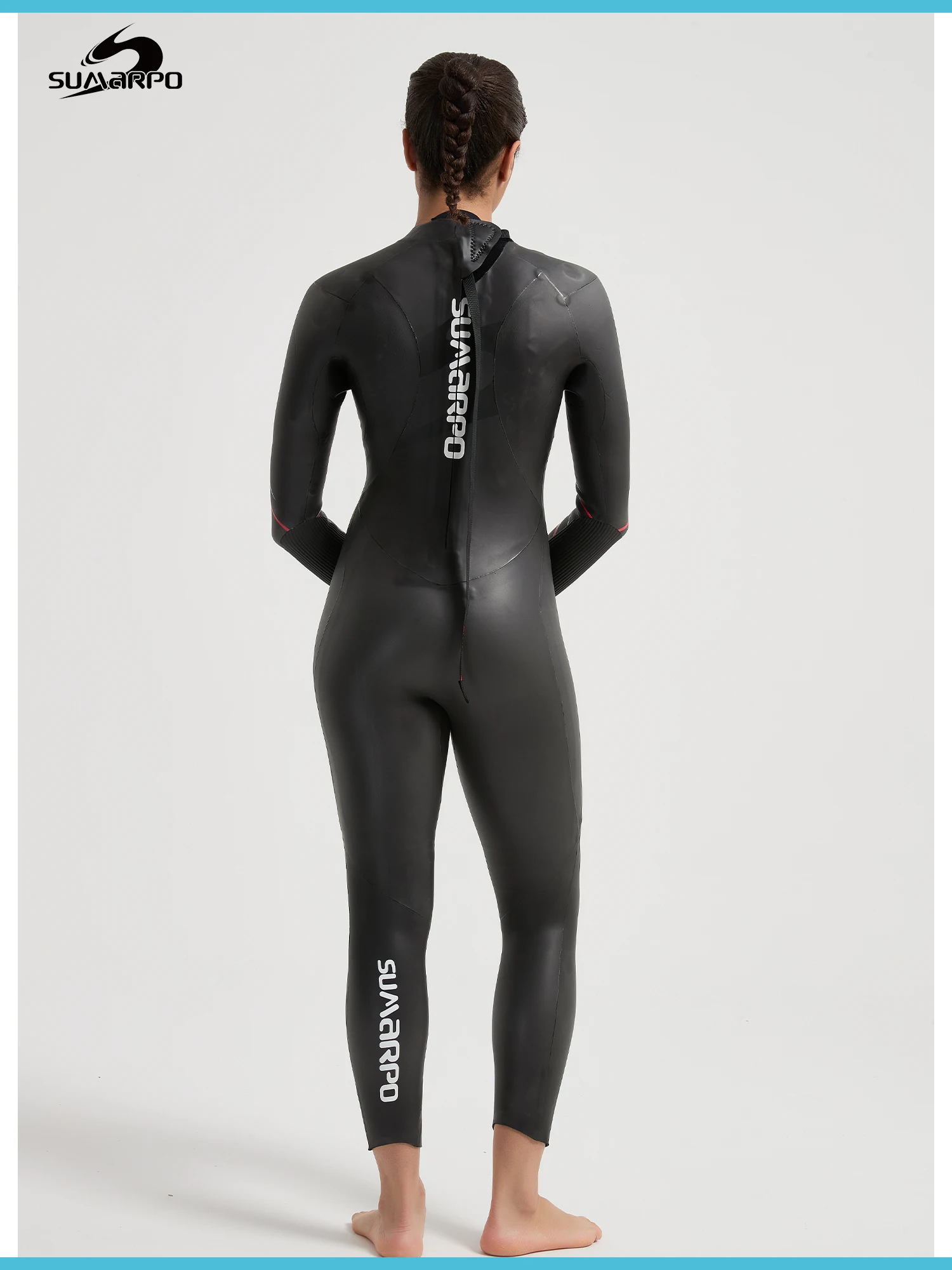 SUMARPO Women Triathlon Wetsuits for Open Water Swimming, 3/2mm Yamamoto Neoprene