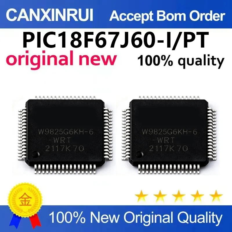 （5pcs-100pcs）PIC18F67J60-IPT Package TQFP64 PIC18F67J60 Microcontroller