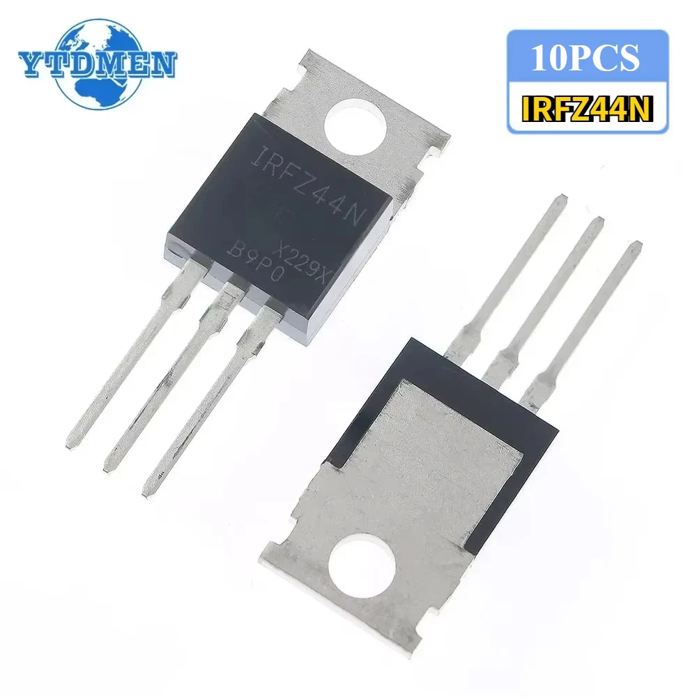 10PCS IRFZ44N IRFZ44 Power MOSFET TO-220 Transistors IRFZ44NPBF