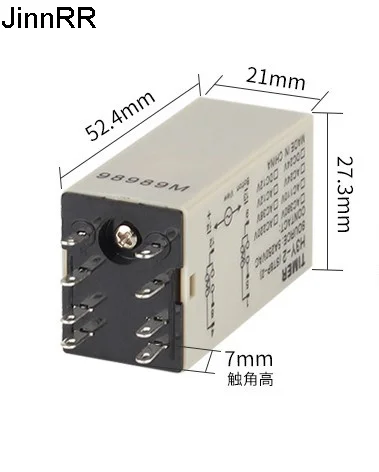 10pcs Power on delay disconnection H3Y-2 h3y-4 small time relay 8 pin 14 pin AC220 / DC24 / 12V