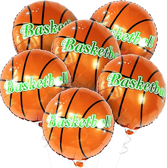 Basketball Party Supplies Kit Foil Balloons Latex Balloons for Boys Sport Theme Birthday Boy World Sports Game Celebration Decor
