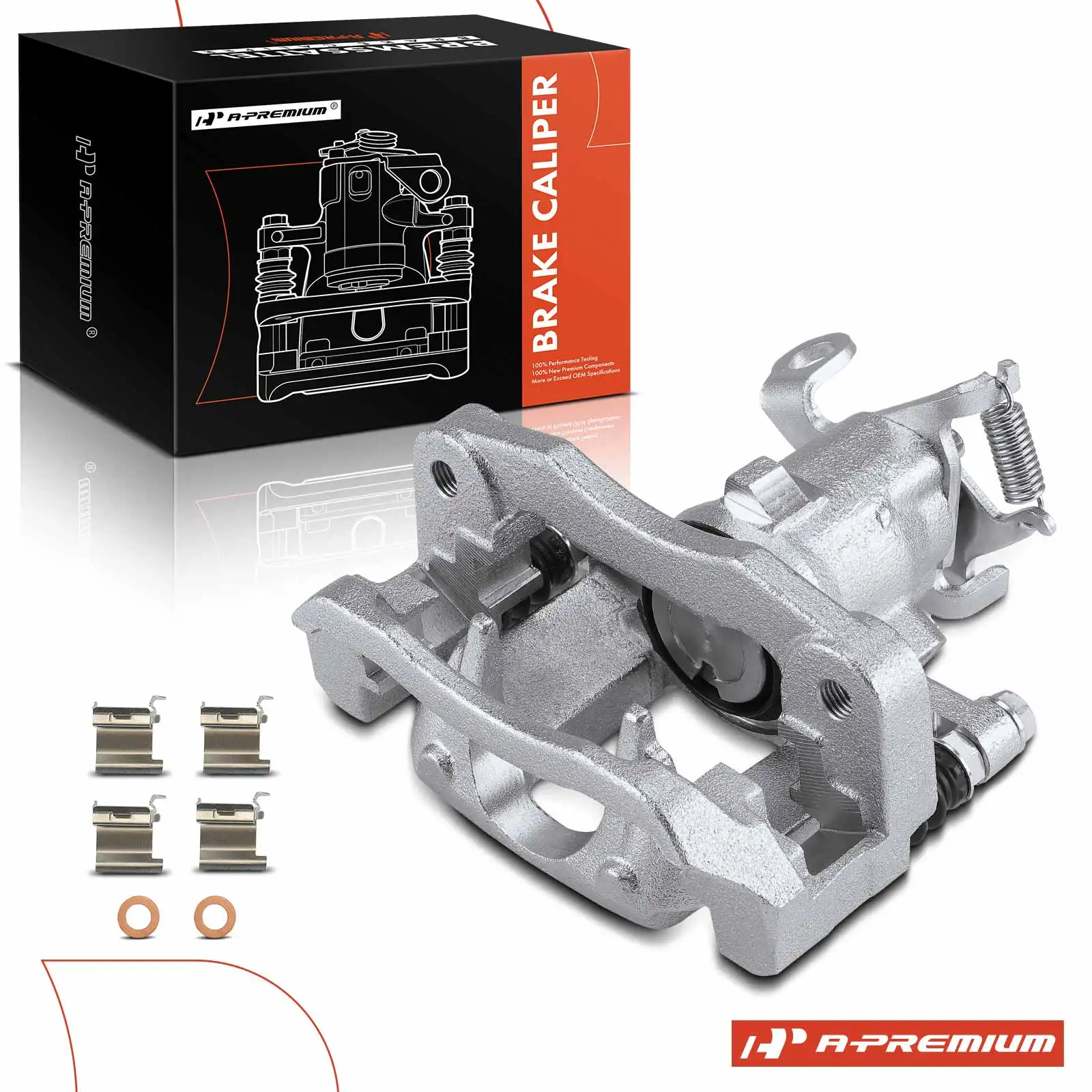 A-Premium Rear Right RH Brake Caliper with Bracket for Dodge Journey 2012-2013
