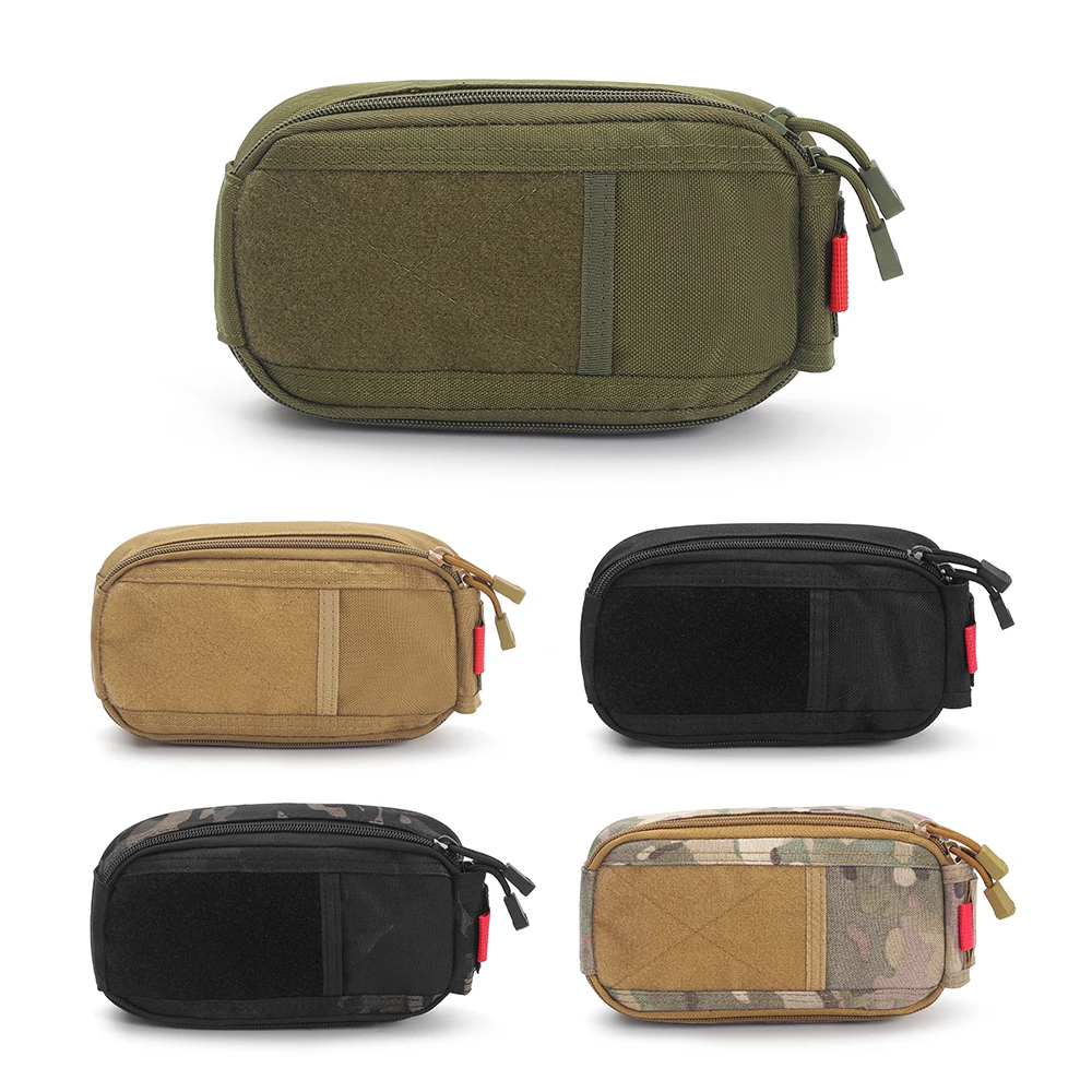 Tactical EDC Pouch Micro Molle Utility Pouch Molle Pouch Water-resistant Tactical EDC Bag for Outdoor Hiking Hunting and Camping