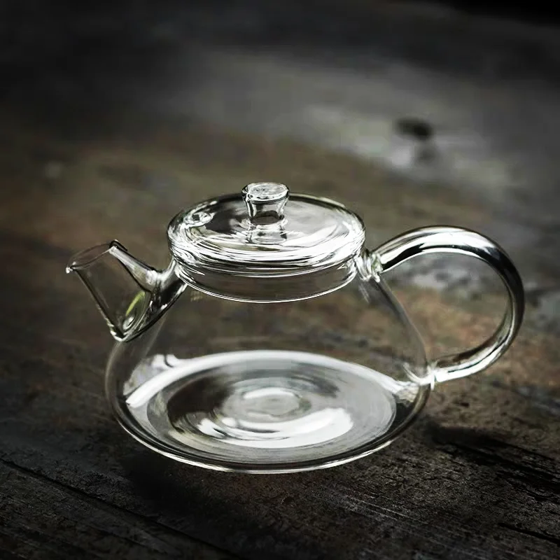

Small Capacity 200ML Heat Resistant Mini Glass Teapot With Filter Brewing Flower Tea Kettle Household Kung Fu Tea Pot Teaware