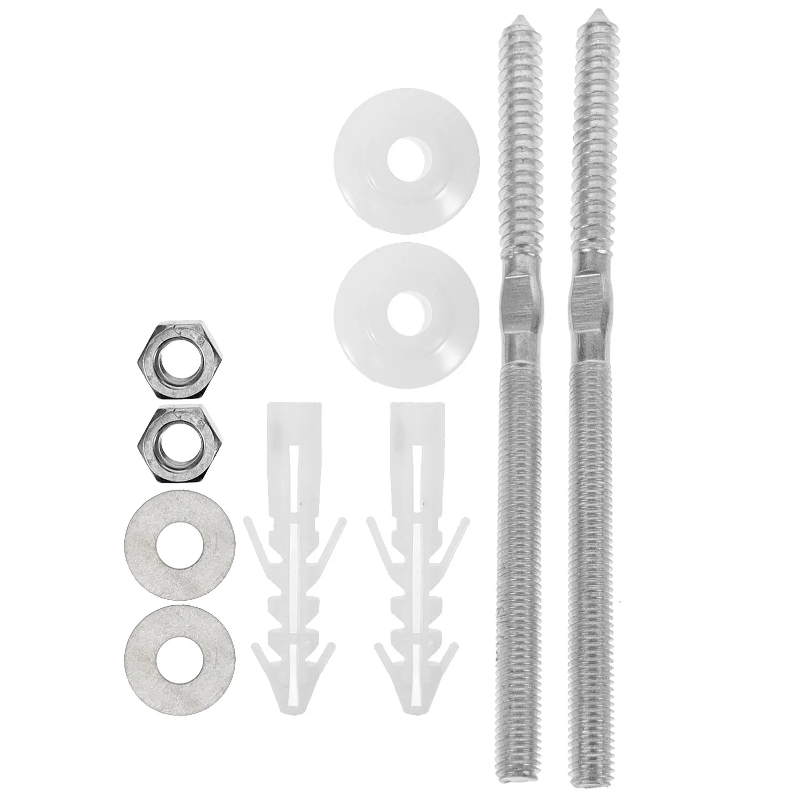 

Комплект удлиненных крепежных винтов для установки раковины, набор для фиксации раковины из АБС-пластика, стабильный, с защитой от расшатывания, набор крепежных винтов