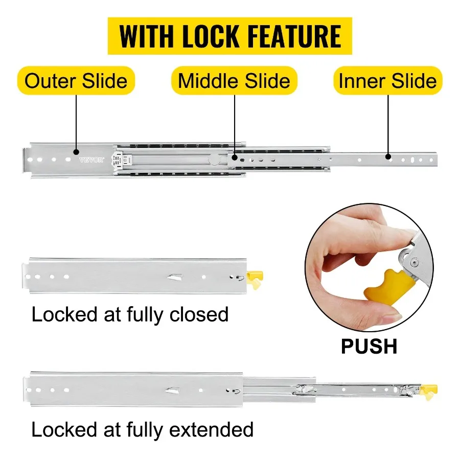 Heavy Duty Drawer Slides 22