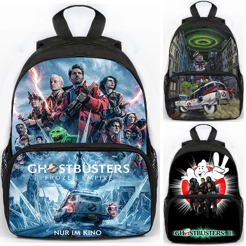 

Nylon Backpack with Ghostbusters Prints Cartoon Anime School Bag Custom Large Capacity Kids Bags for Boys Girls Student Backpack