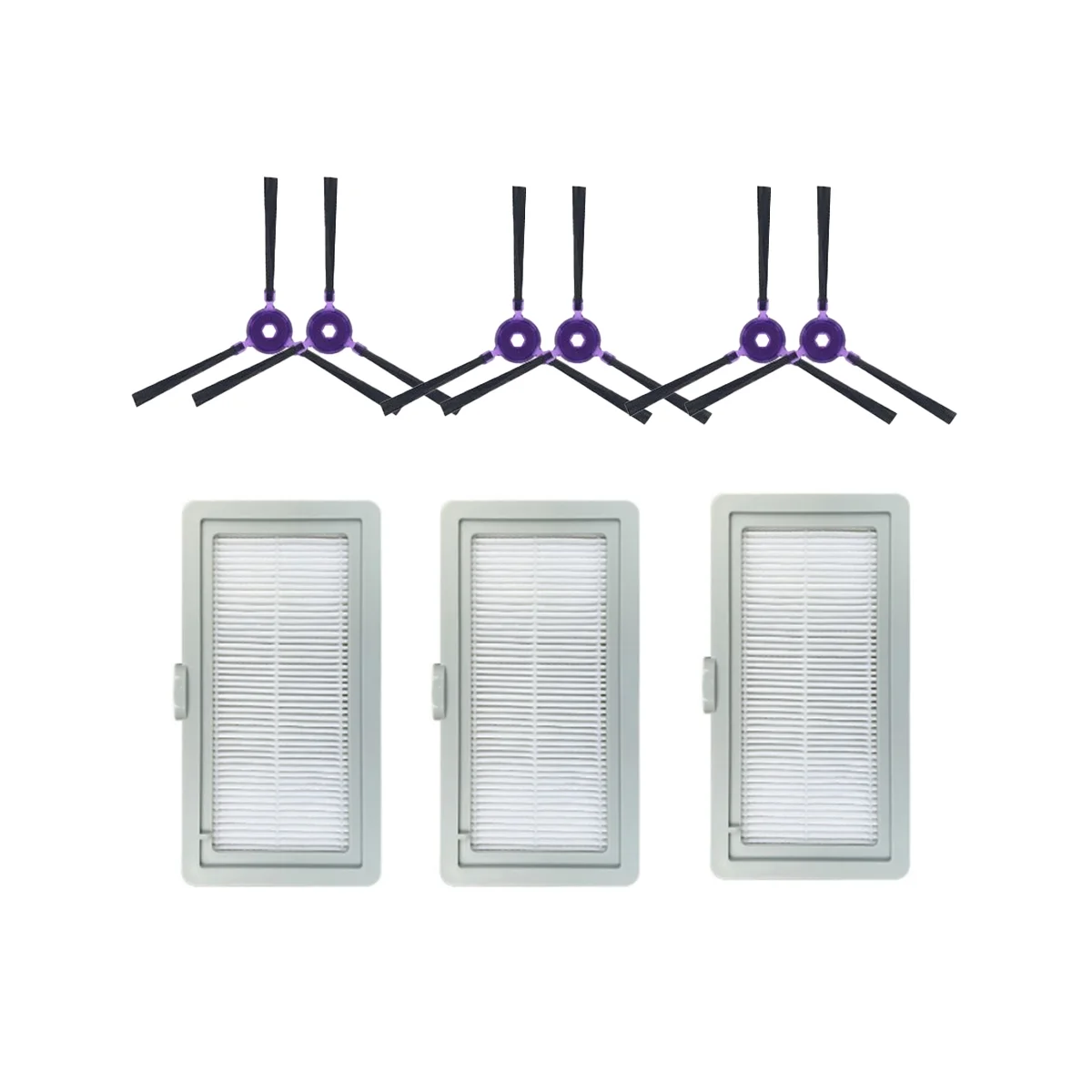 Замена для I5Young I9EYE, запасная насадка для подметального пылесоса, фильтр с боковой щеткой