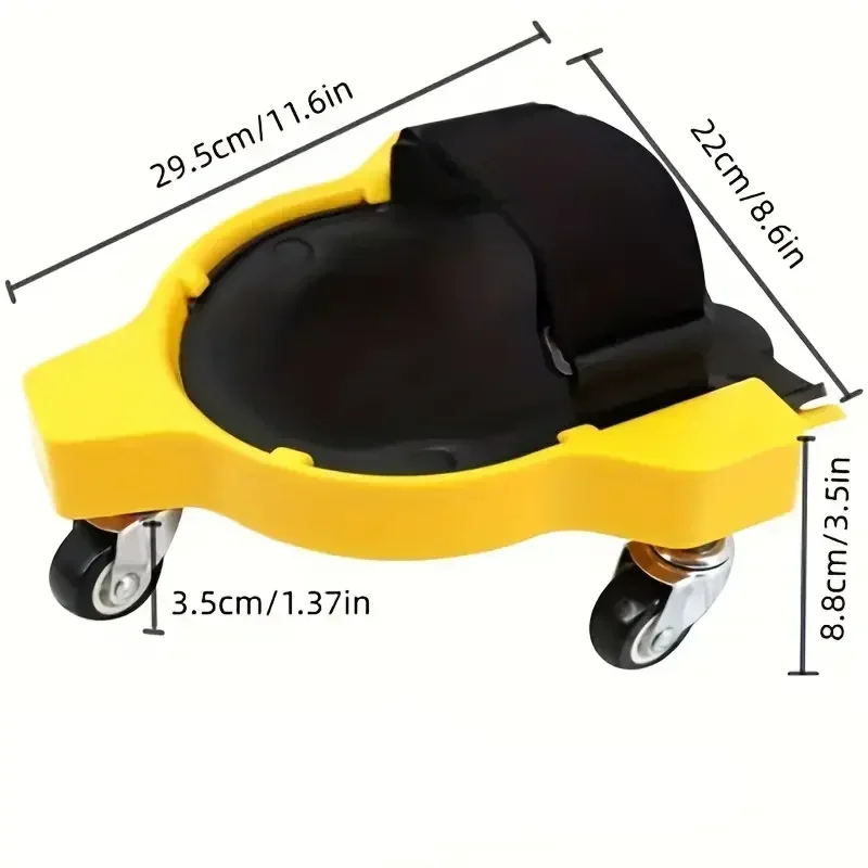 2pcs Universal Kneepads - Multifunctional Kneeling Pulley, Foam Padded Mobile Wheels, Floor Tiles Seams & Woodworking
