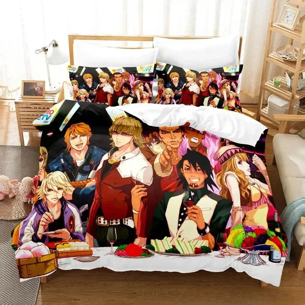 Tiger & Bunny Bedding Set Single Twin Full Queen King Size Bed Set Adult Kid Bedroom Duvet cover Sets 3D Anime parure de lit Bed