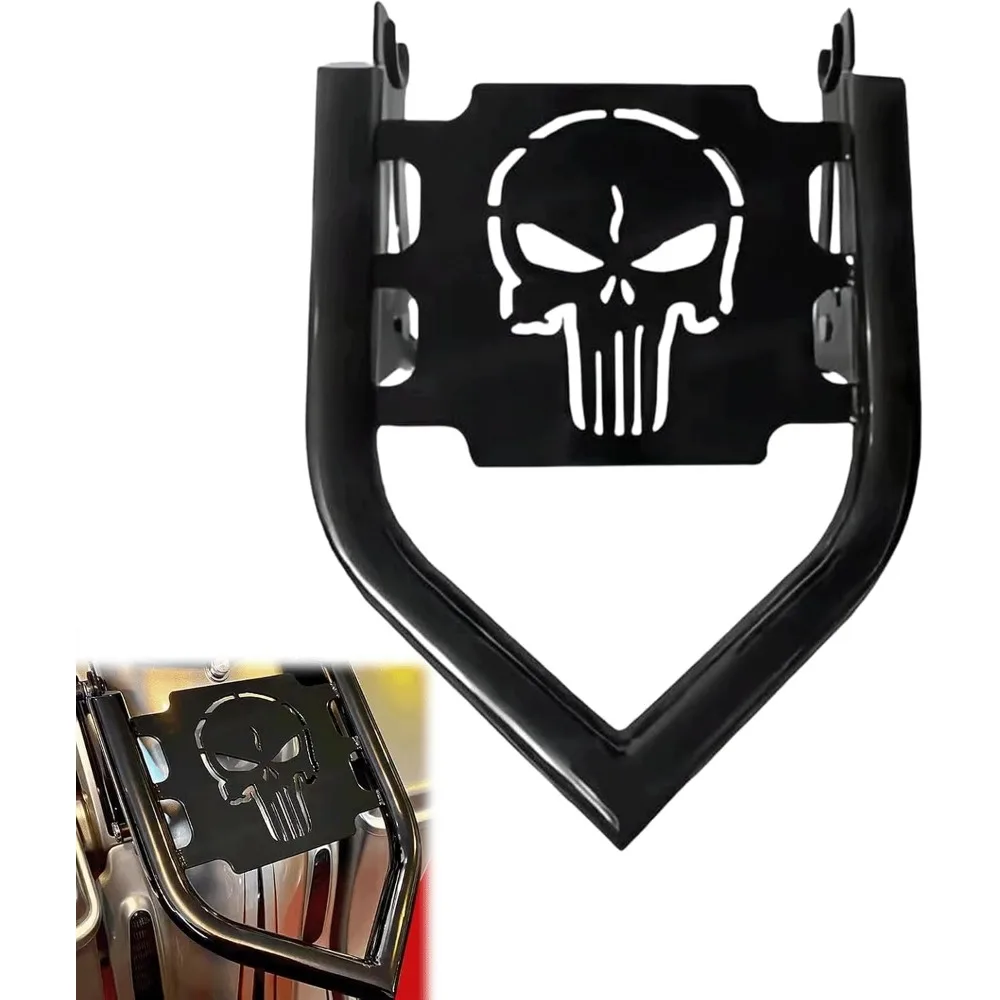 رف أمتعة للدراجات النارية قابل للفصل للتجول 2009-2025، هيكل فولاذي عالي التحمل