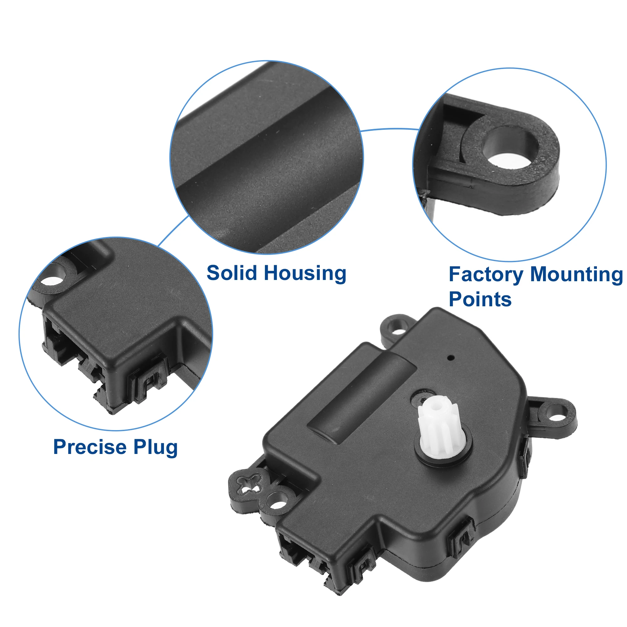 UXCELL HVAC Blend Door Actuator Heater Air Door Actuator Motor Fit for Jeep Patriot 2010-2016 for Jeep Compass 2010-2016 No.6801