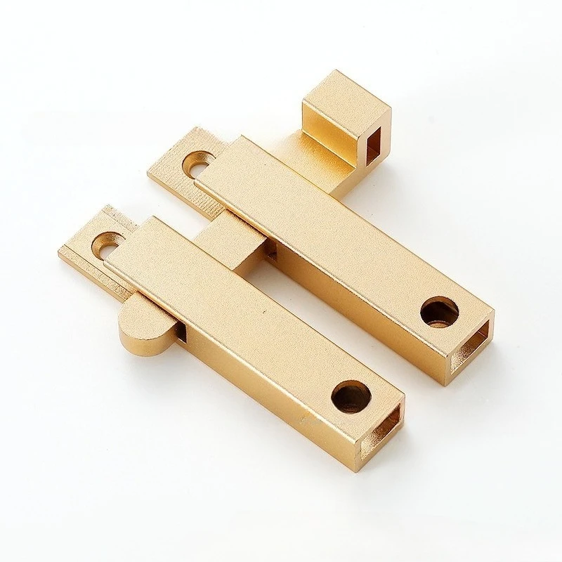 Door Lock Guard Latch Bolt 180 Degree Aluminum Alloy Toggle Latch Sliding Barn Door Lock Anti-theft Hardware Cabinet Latch