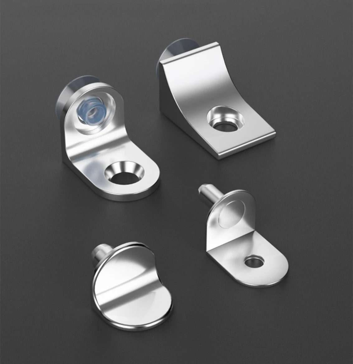 

30Pcs Shelf Studs Pegs with Metal Pin Shelves Support Seperator Fixed Wooden Glass Layer Board Furniture Bracket Holder