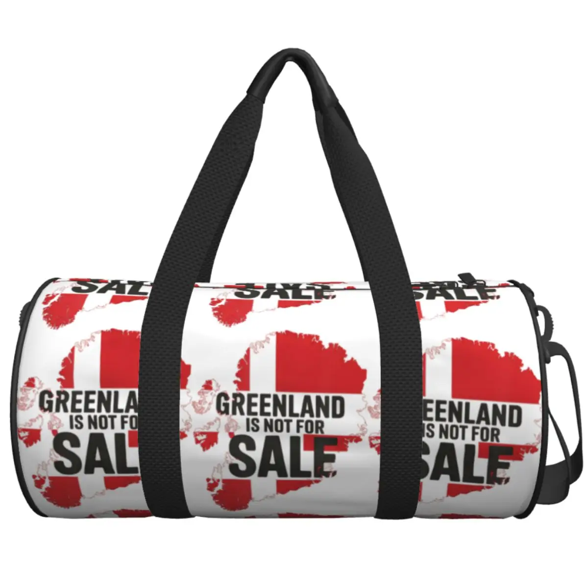 Travel Bag State Greenland Is Not For Sale Gym Bag Weekend Sports Bags Large Training Design Handbag Fitness Bag For Male Female