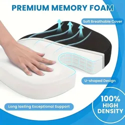Memory cotton seat cushion, car seat cushion, slow rebound, office seat cushion, health and beauty hip cushion