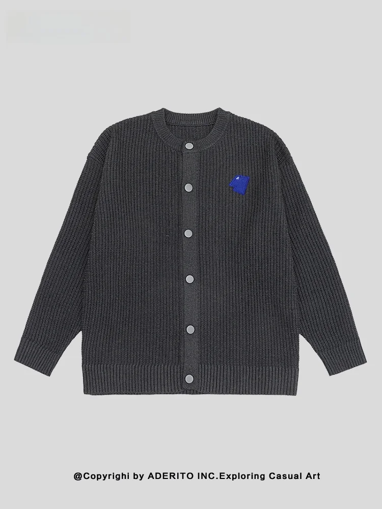 

Minimalist Series NANA New Arrival Button-Up Cardigan Jacket Men's Sweater Small round Neck Warm Breathable Casual Knittedwear