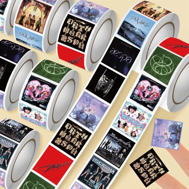 

Aespas Colorful Graffiti Themed Stickers with Waterproof Feature Perfect for Decorating Phone Cases Hand Journals and Water Cups
