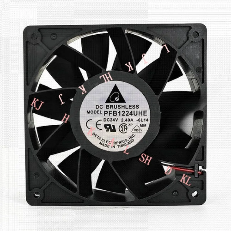 

N New FOR Delta PFB1224UHE DC24V 2.40A 12CM 5500RPM 2-Wire Automate Cooling Fan