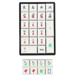 YMDK ZDA Ball Shape Thick PBT Majiang Mahjong Mah Jong Keycaps Dye Sub Keycap For Numpad Pad Mx Mechanical Keyboard