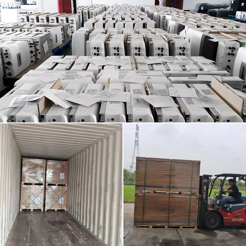 عاكس ذكي 30-50 كيلو وات كفاءة 98.5% IP66 للمصنعات الصناعية التجارية ومشروع الطاقة الشمسية