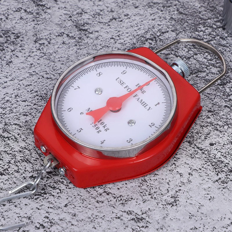 Vintage Portable Spring Balance Hook Scale For Hanging Option Pocket Luggage Scale High Quality 5/10kg Mechanical