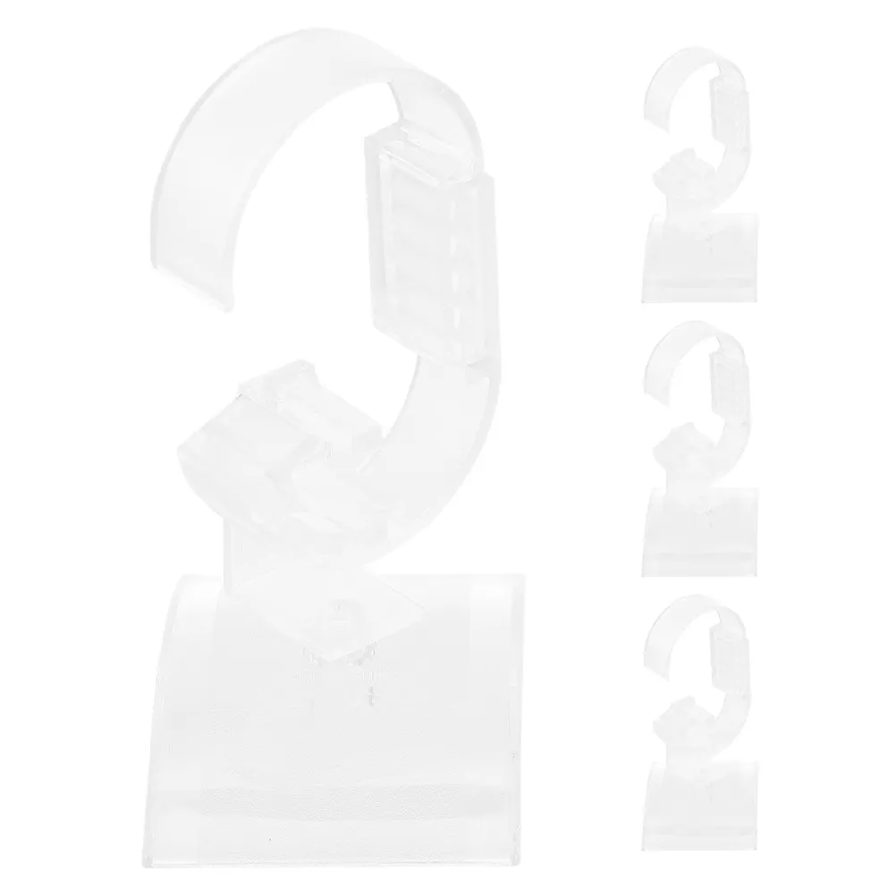 

Набор из 4 регулируемых подставок для часов из прозрачного пластика, держатели для демонстрации часов для мужчин и женщин, органайзер для хранения ювелирных изделий