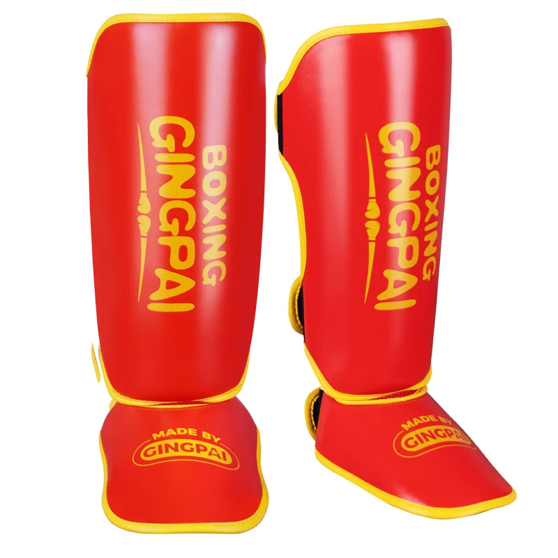 1 Paar Kinderboxen MMA Muay Thai Schienbeinschoner Kinder Kickboxen Kampfsport Kampftraining Beinschutz Schutzausrüstung – Detail 8