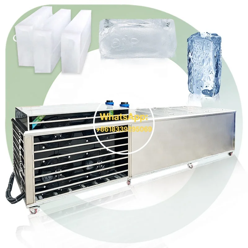 

Commercial Automatic Block Ice Cube Making Machine Stainless Steel Industrial Customized Ice Maker for Hotel Restaurant Factory