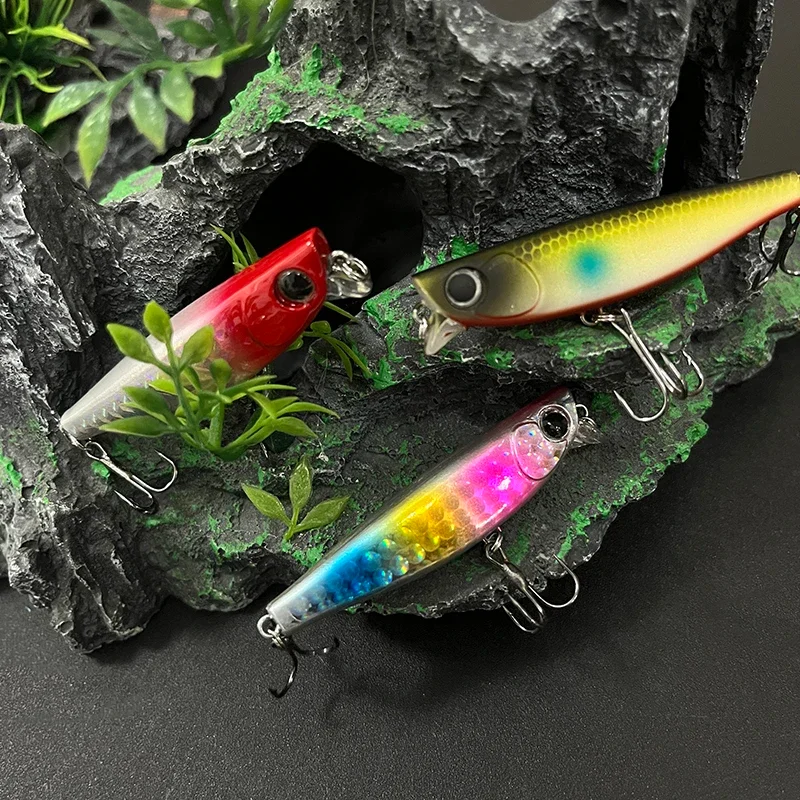 TEKNIK 60mm 10g Kurzlippen-Minnow Angelköder Künstlicher Wobbler Sinkender Pencil-Köder für Barsch Karpfen Ima P-CE 60S Angelzubehör – Detail 5