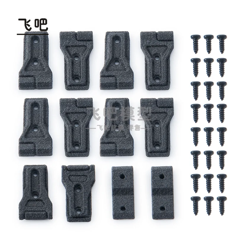 Nylon Door Hood Hinge Door Hinge for For 1/10 RC Crawler Car SCX10 III Third-generation JEEP AXI03006 Tailgate DIY Parts