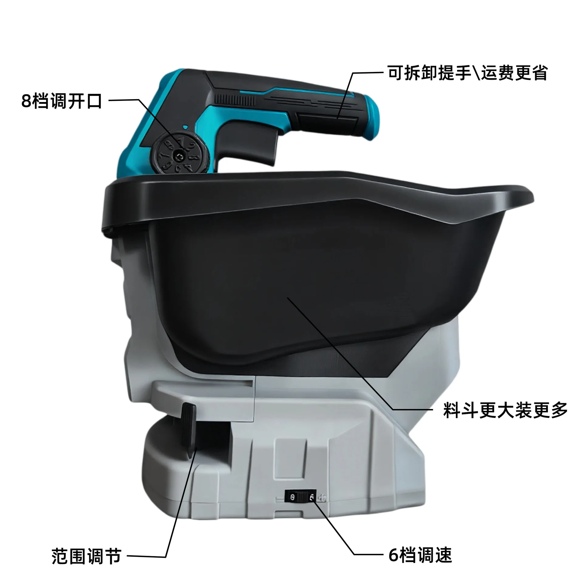 Garden Lawn Grain Seeder Fertilizer Spreader 비료 살포기 비료살포기 수동 Düngerstreuer Rozsiewacz Do Nawozu Akku Streuer 비료살포기 살포기 비료 분말살포기