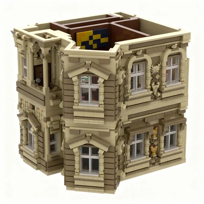 3270pcs MOC Modular Streetscape Floor Extensions The Beaux Arts Modular Model Building Blocks Construction Toys Christmas Gifts