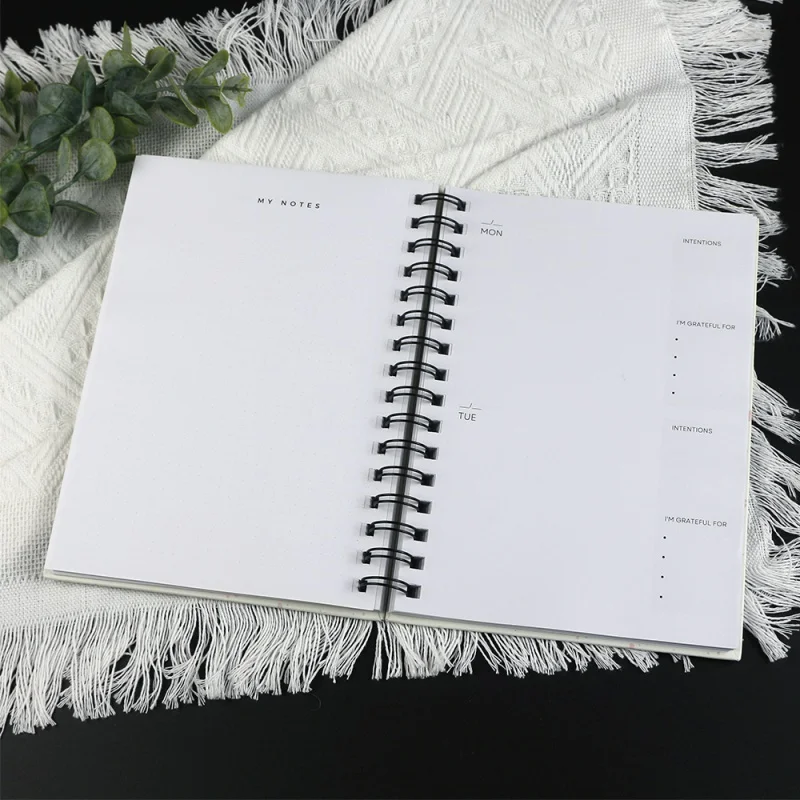 Custom Hardcover Notebook, diário, planejador, jornal, impressão Fornecedor, alta qualidade