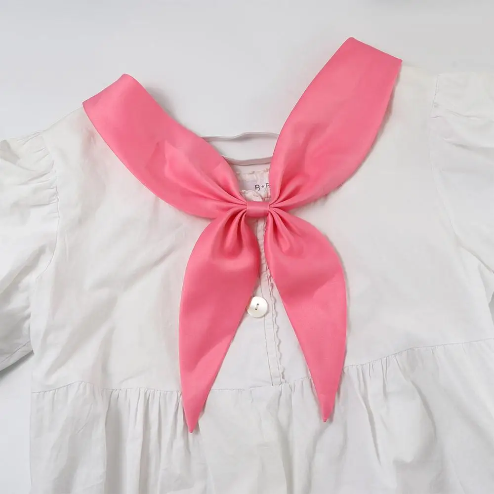 New Vintage Classic Shirt Accessory Costume Sailor suit School Neck Ties Ribbon Tie Satin Cravat JK Bow Tie