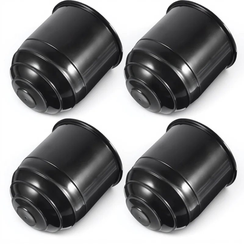 

4 шт., крышка сцепного устройства для буксировки, универсальная шаровая головка прицепа, защитный колпачок, стопорное кольцо, муфта для автомобильного прицепа, коррозия, песок, грязь, повреждение