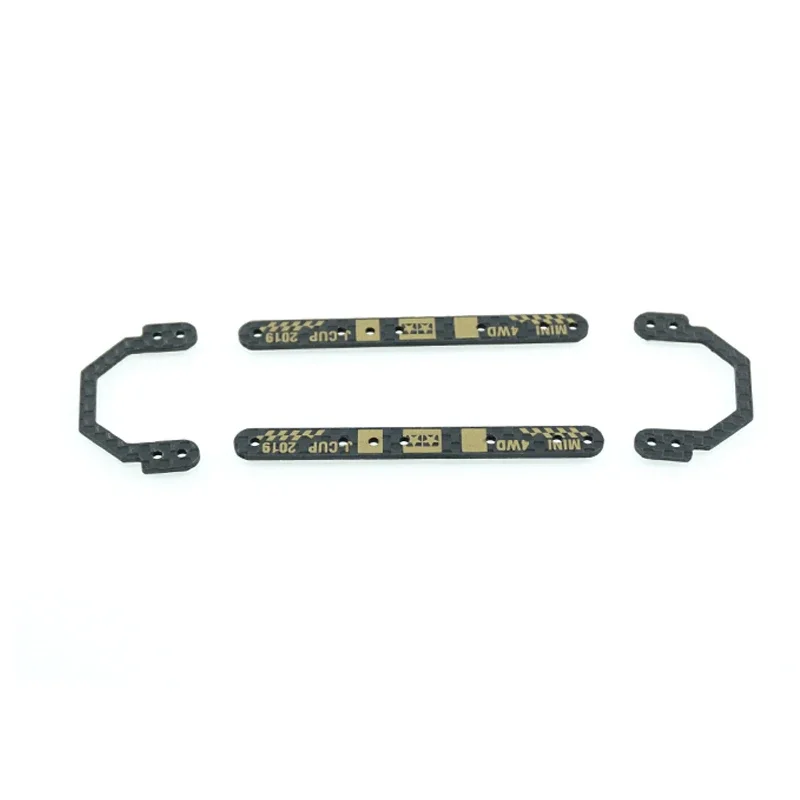 1.5mm carbon fiber black and silver self-made tamiya parts for MS chassis reinforce item set inner suspension set MJ MODEL