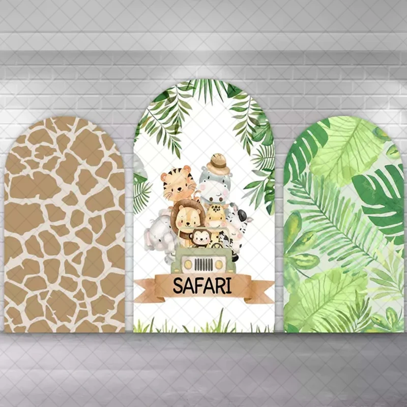 LS Custom 2-Sided Safari Jungle Wild One Animal Boy Birthday