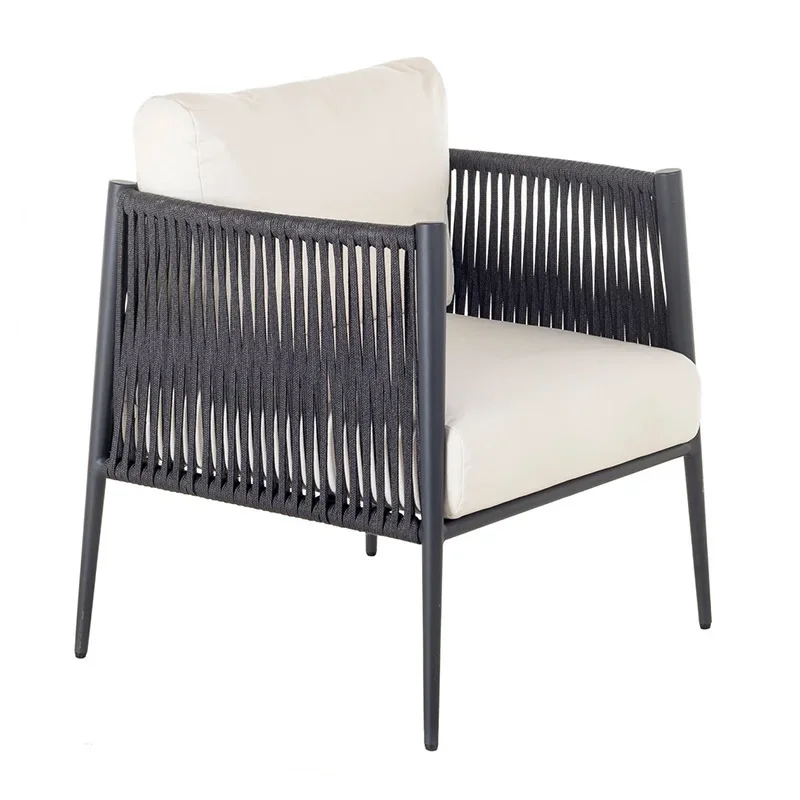 Simple outdoor sofa combination leisure villa courtyard terrace balcony rattan sofa