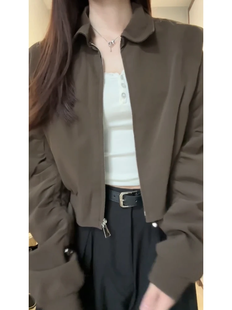 

Baseball Jackets Girls Yellow Womens Spring Wool Reversible Knitwear Vibe Leisure Functional Embroidery Ulzzang Plush Tailored