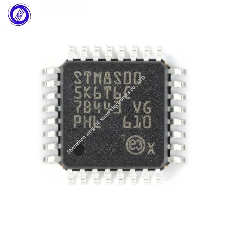 10 قطعة الأصلي حقيقية STM8S005K6T6C LQFP-32 16 ميجا هرتز/32 كيلو بايت ذاكرة فلاش/8 بت متحكم MCU #1